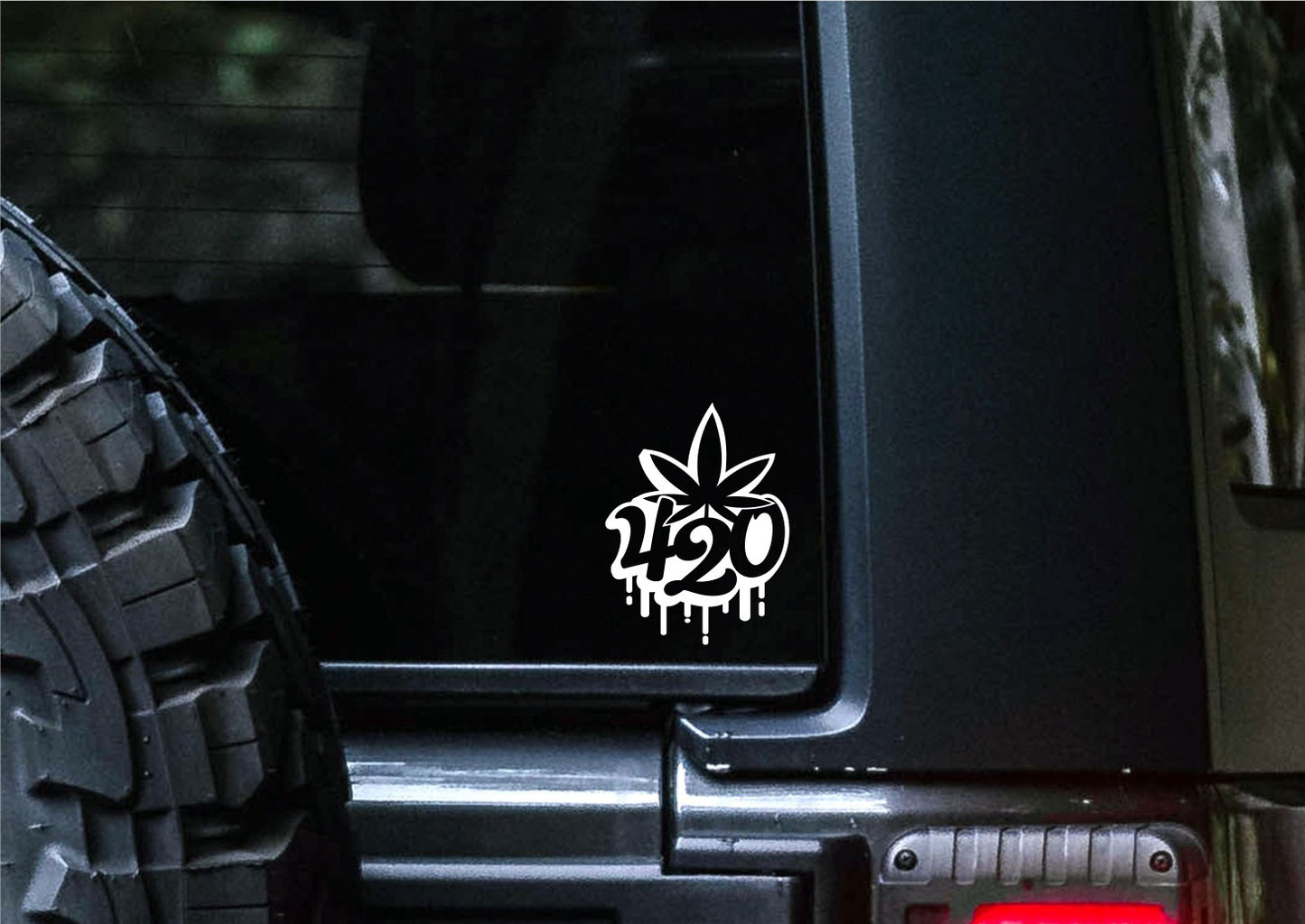 4:20 Drip marijuana decal