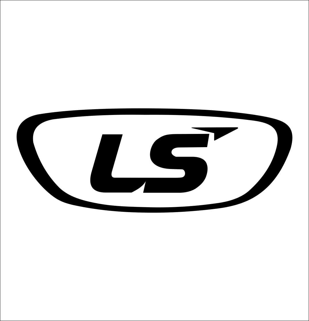 LS Tractor decal B