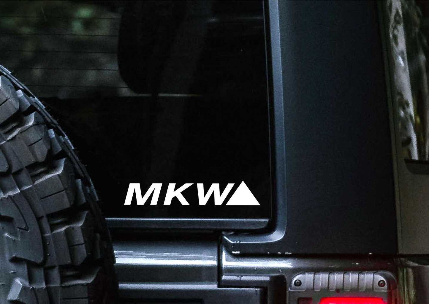 MKW decal, sticker