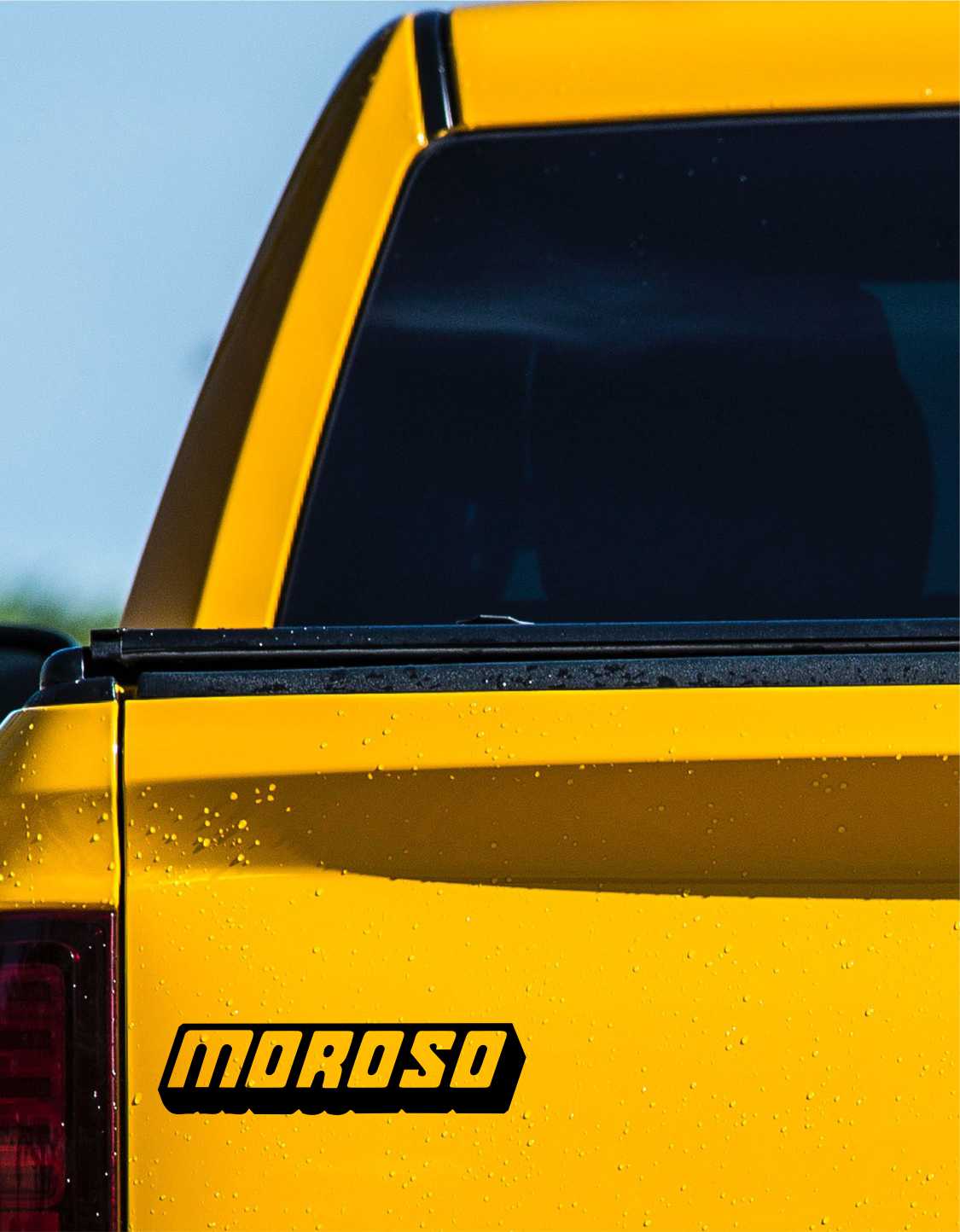 Moroso decal, sticker