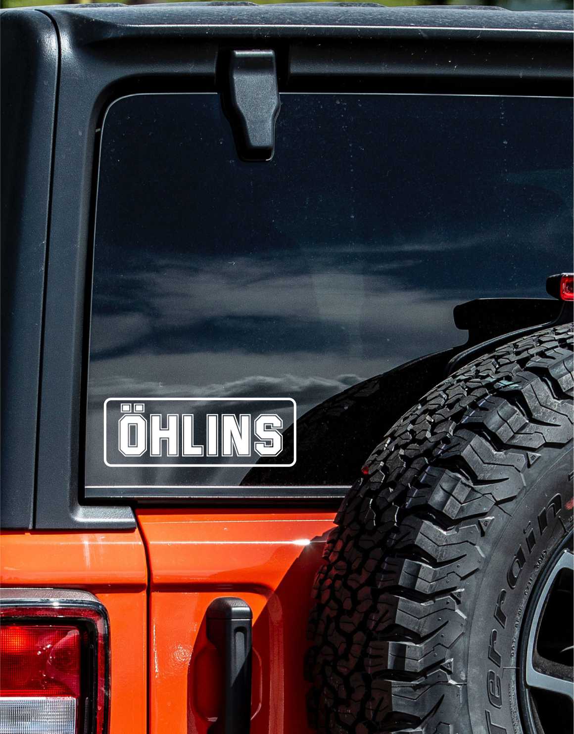 Ohlins decal, sticker