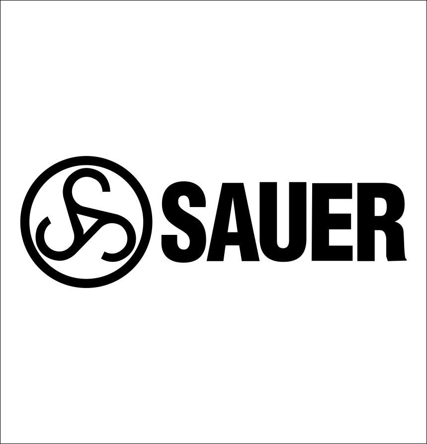 Sauer & Sohn decal, firearm decal, car decal sticker