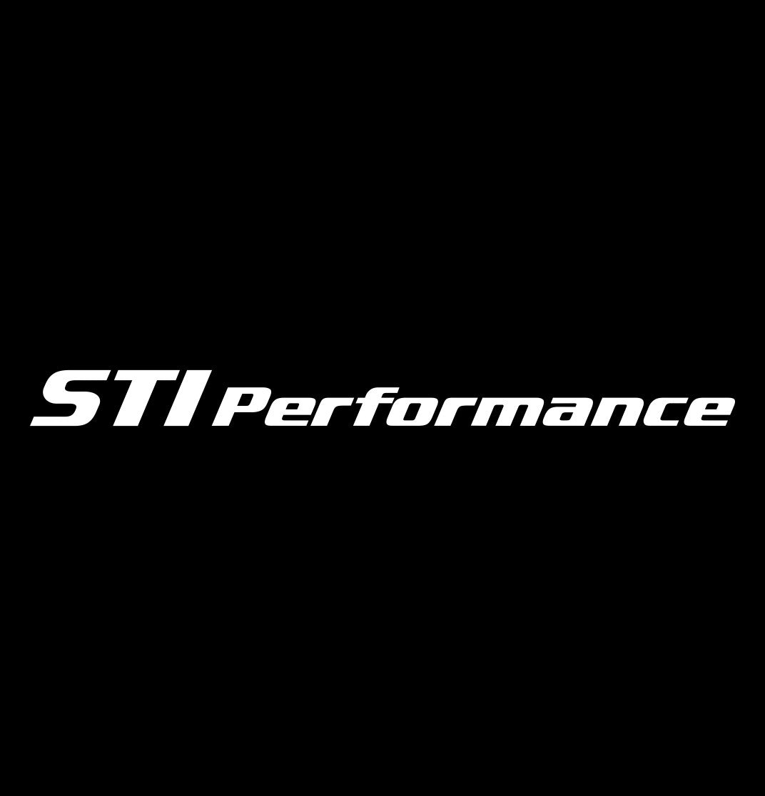 STI Performance decal, sticker