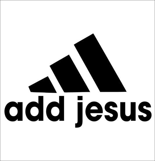 add jesus religious decal