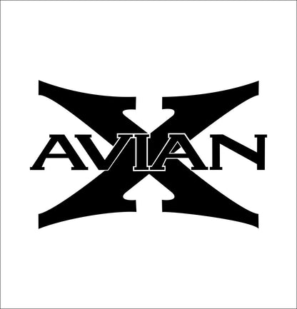 avian x decal, car decal sticker