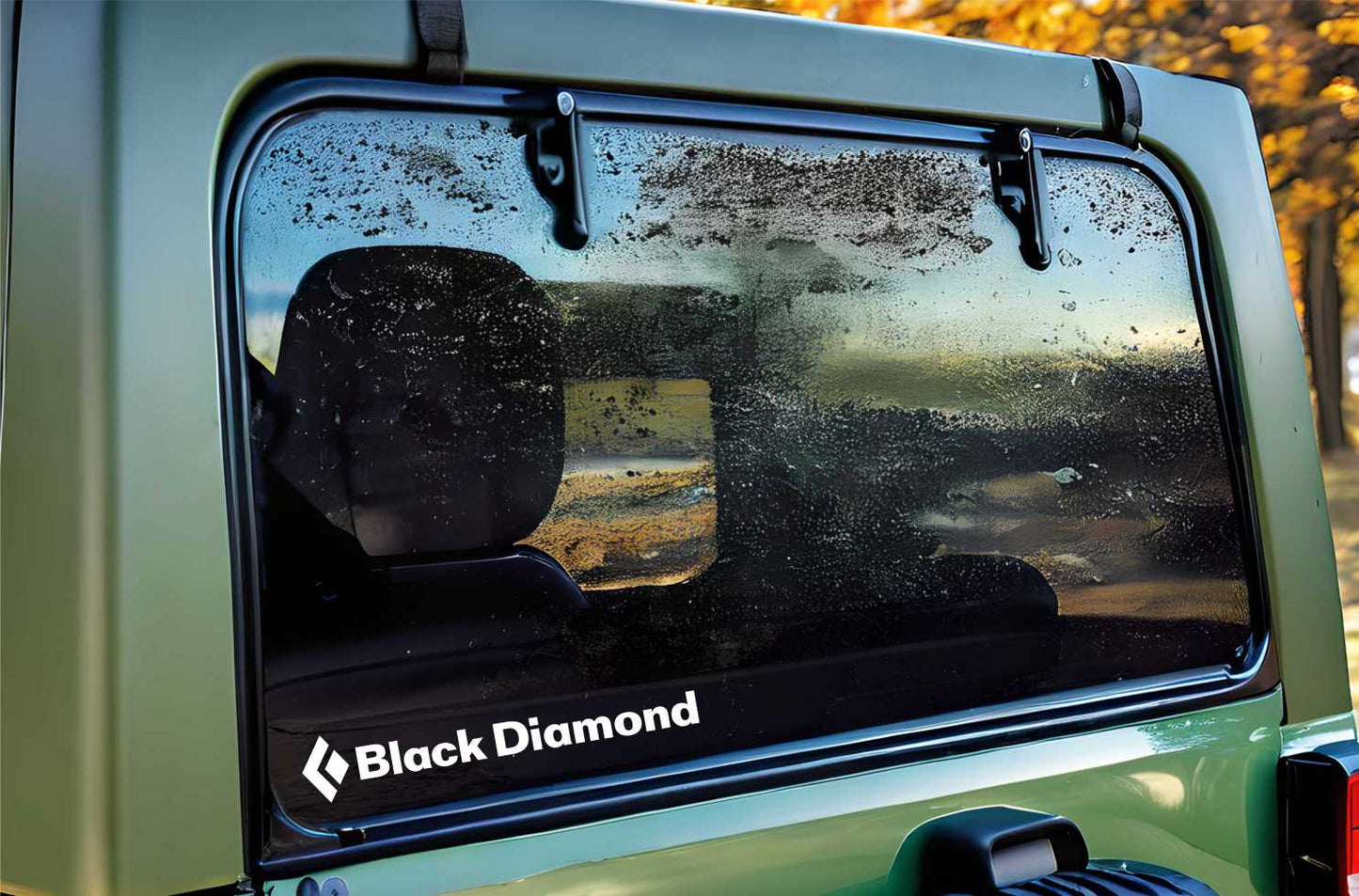 Black Diamond decal B, sticker