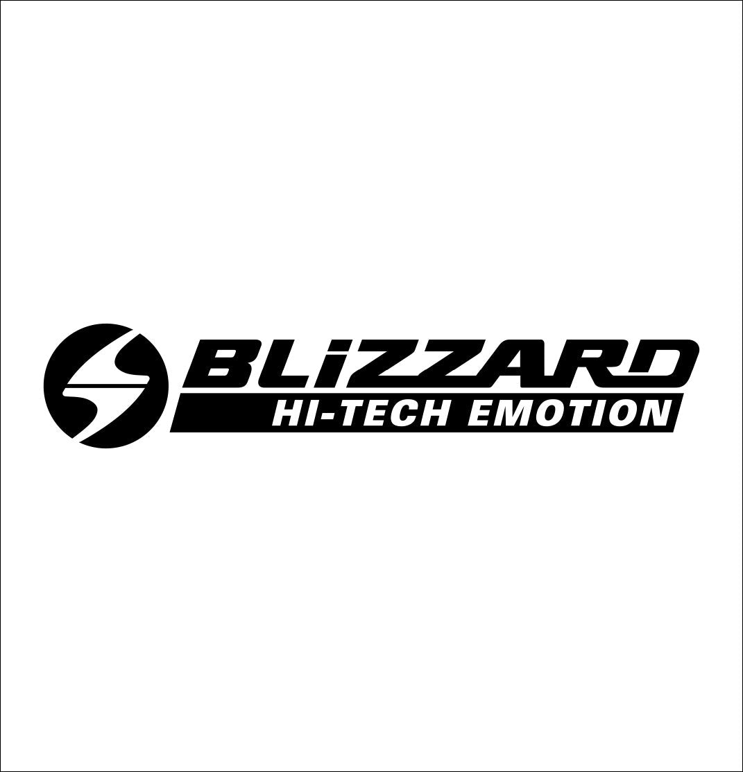 Blizzard Sports decal, ski snowboard decal, car decal sticker