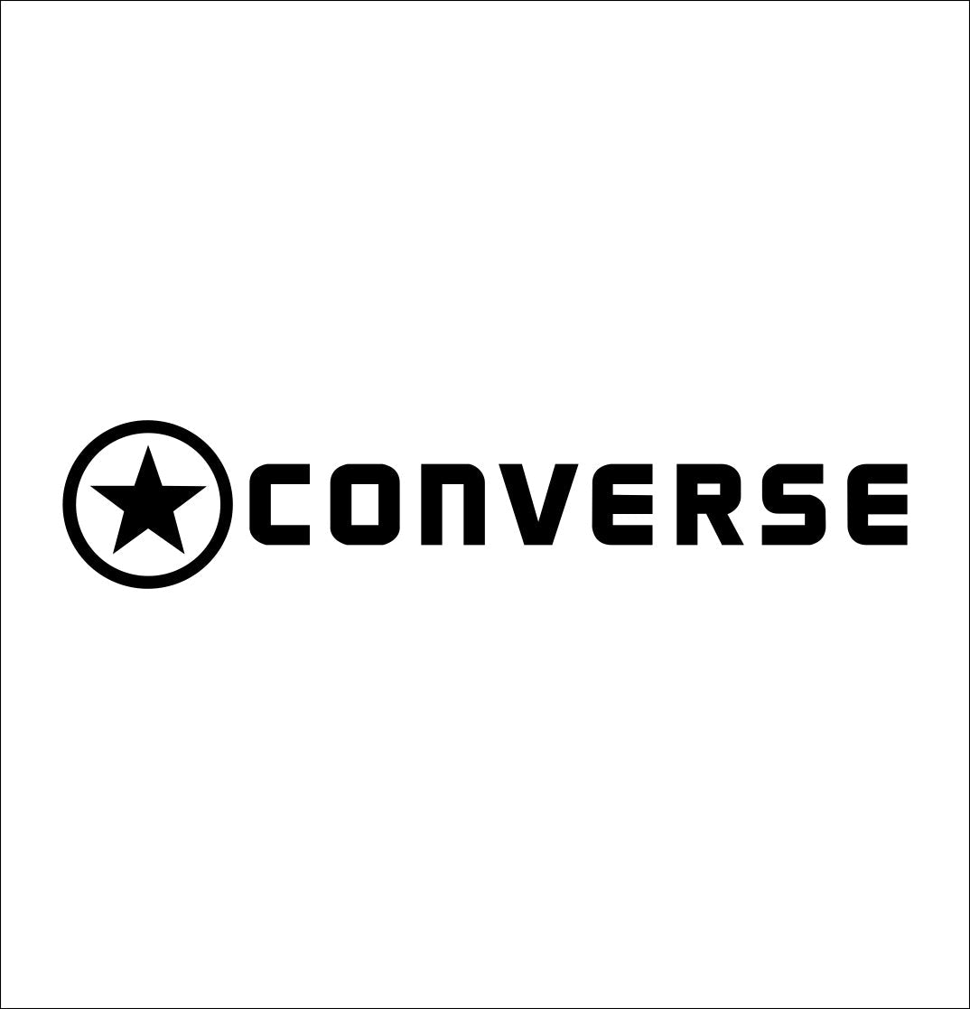 converse decal, car decal sticker