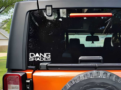 Dang Shades decal, sticker