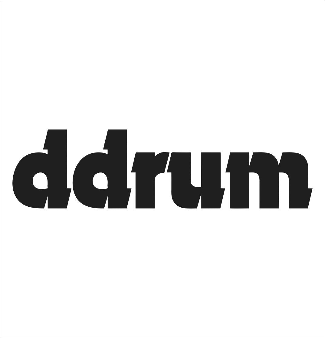 Ddrum decal, music instrument decal, car decal sticker