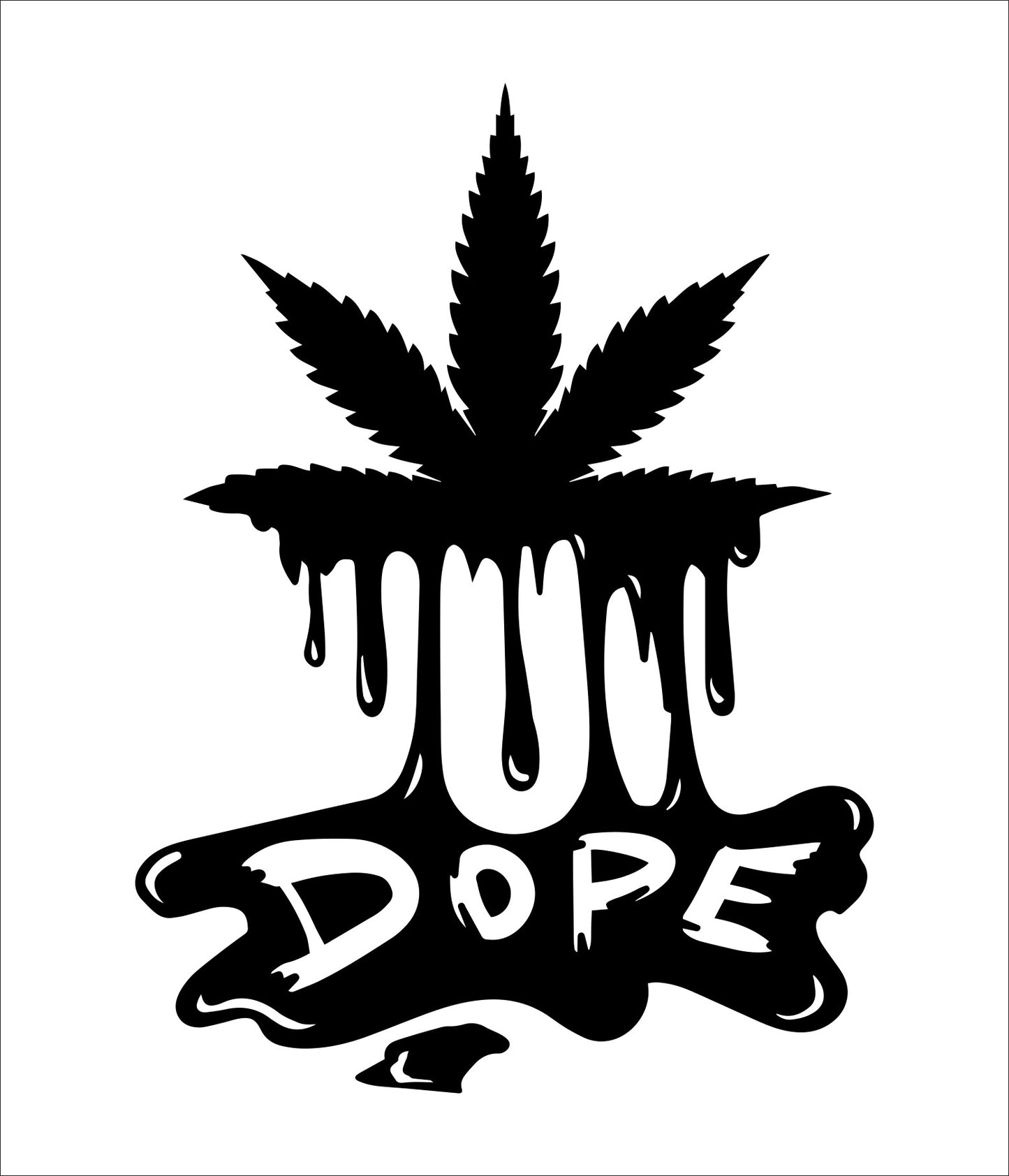 Dope Marijuana decal