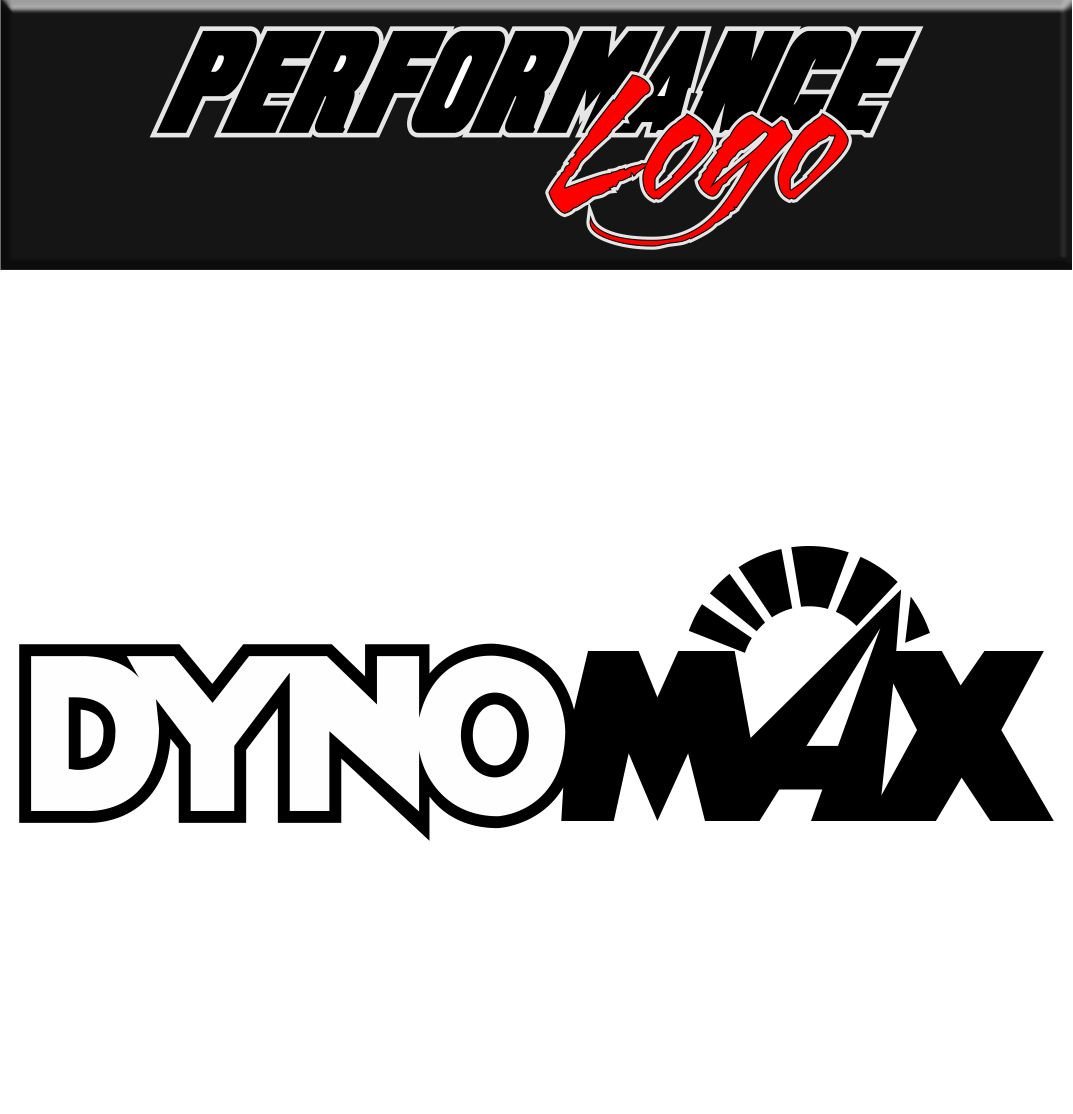 Dynomax decal performance decal sticker