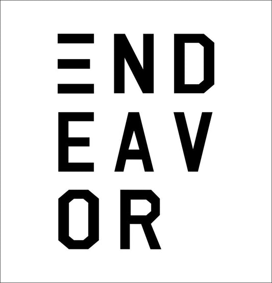 Endeavor Snowboards decal B, sticker 