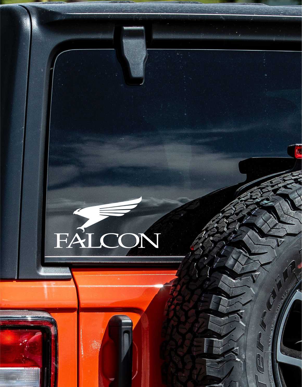 Falcon Rods decal, sticker