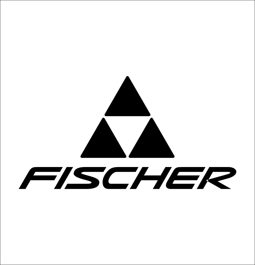 fischer sports decal, car decal sticker