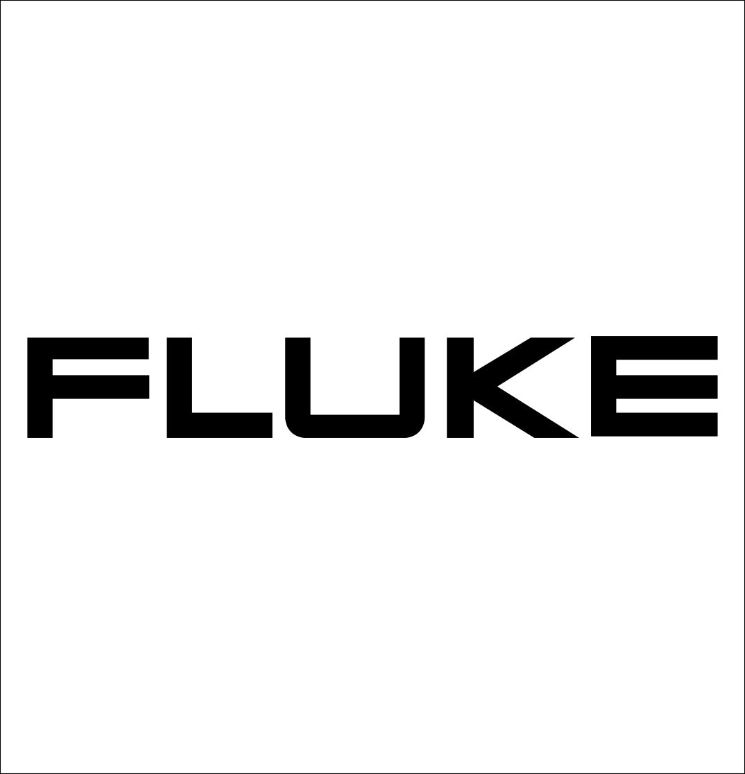 fluke tools decal, car decal sticker