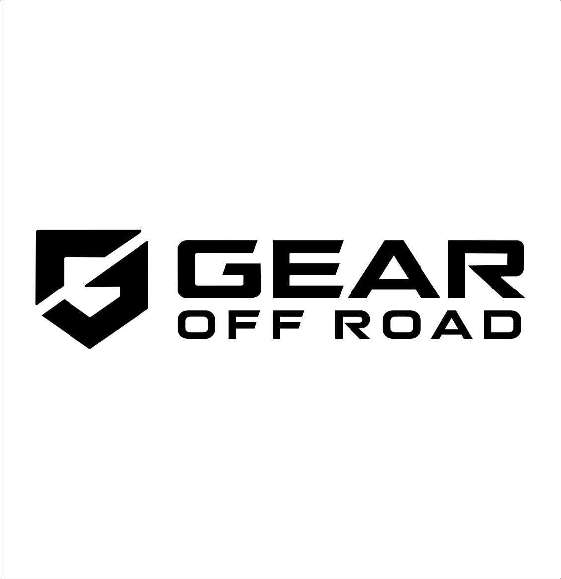 Gear off road decal