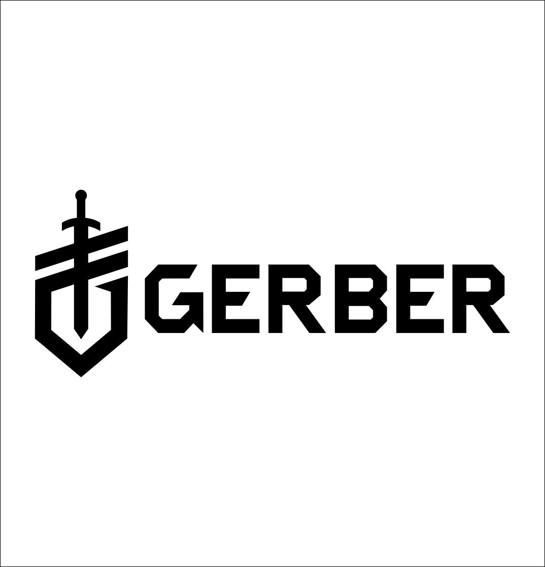 gerber gear decal, car decal sticker