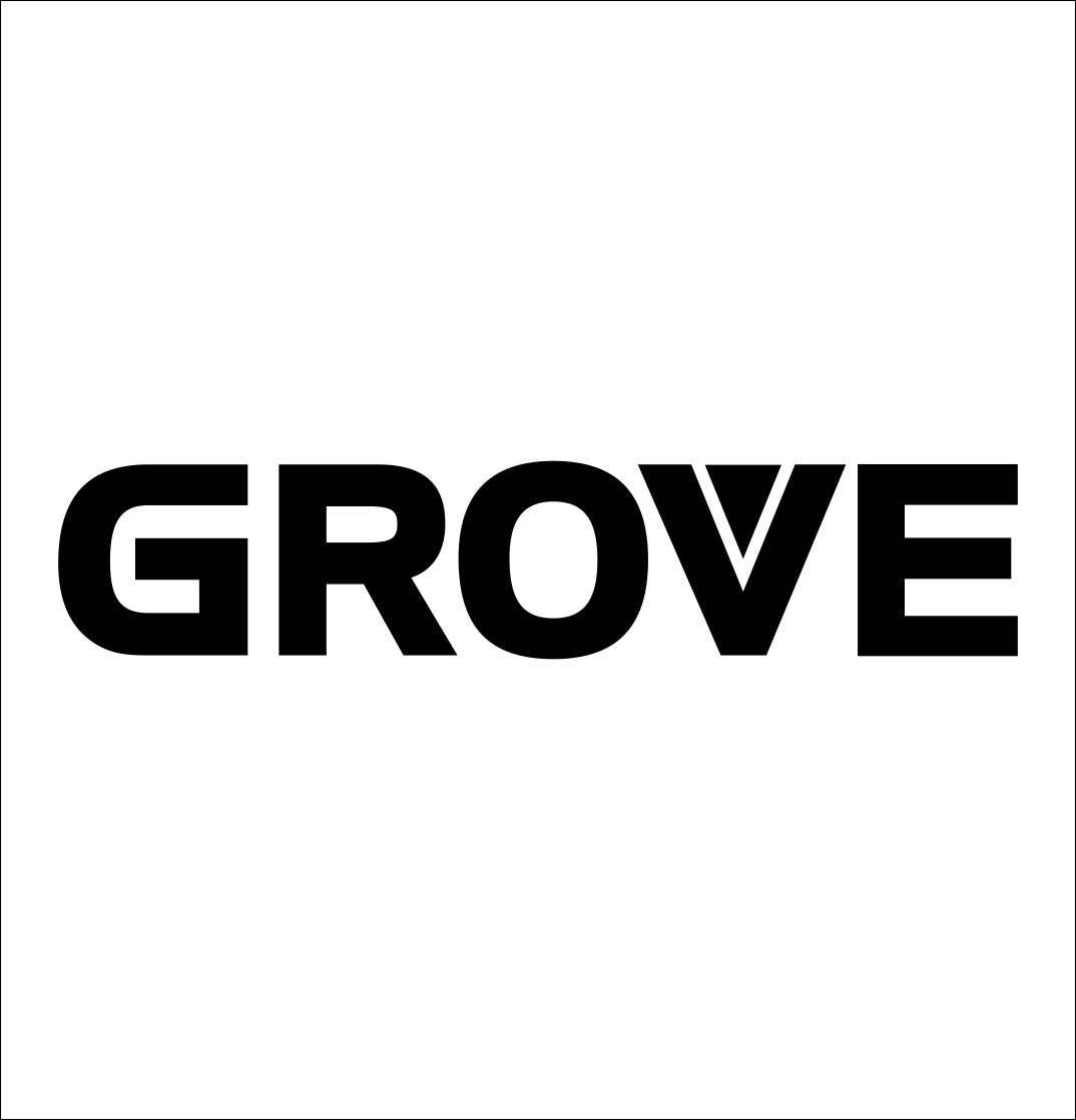 Grove decal, car decal sticker