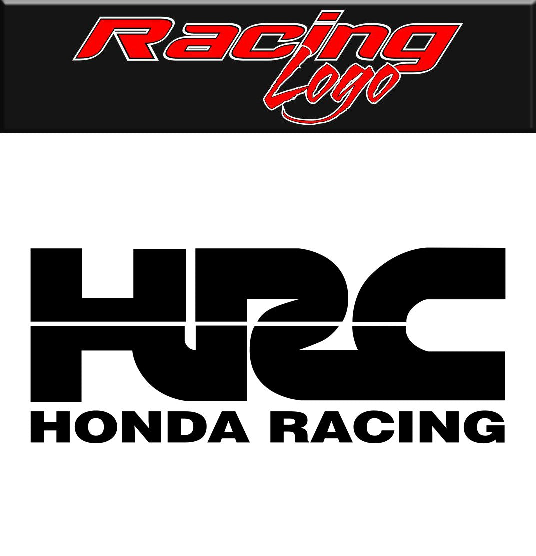 Honda Racing decal, racing decal sticker