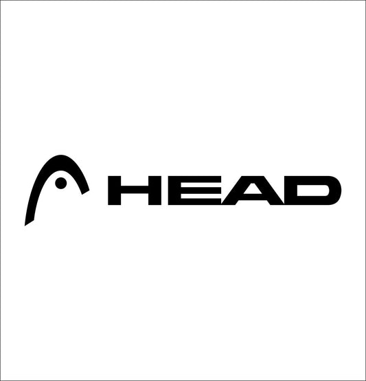 head sports decal, car decal sticker