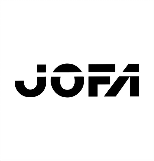 jofa decal, car decal sticker