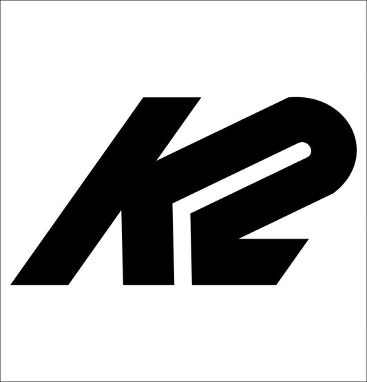 K2 Snowboards decal, ski snowboard decal, car decal sticker