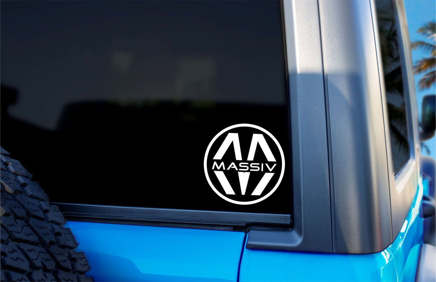 Massiv Wheels decal, sticker