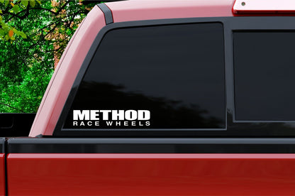 Method Race Wheels decal, sticker b