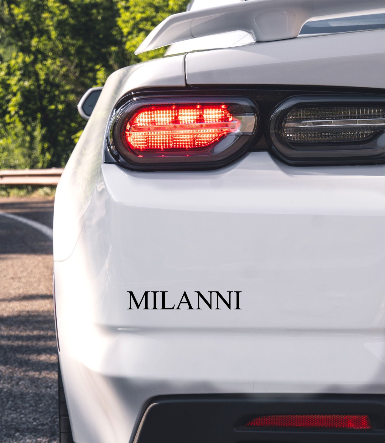 Milanni Wheels decal, sticker