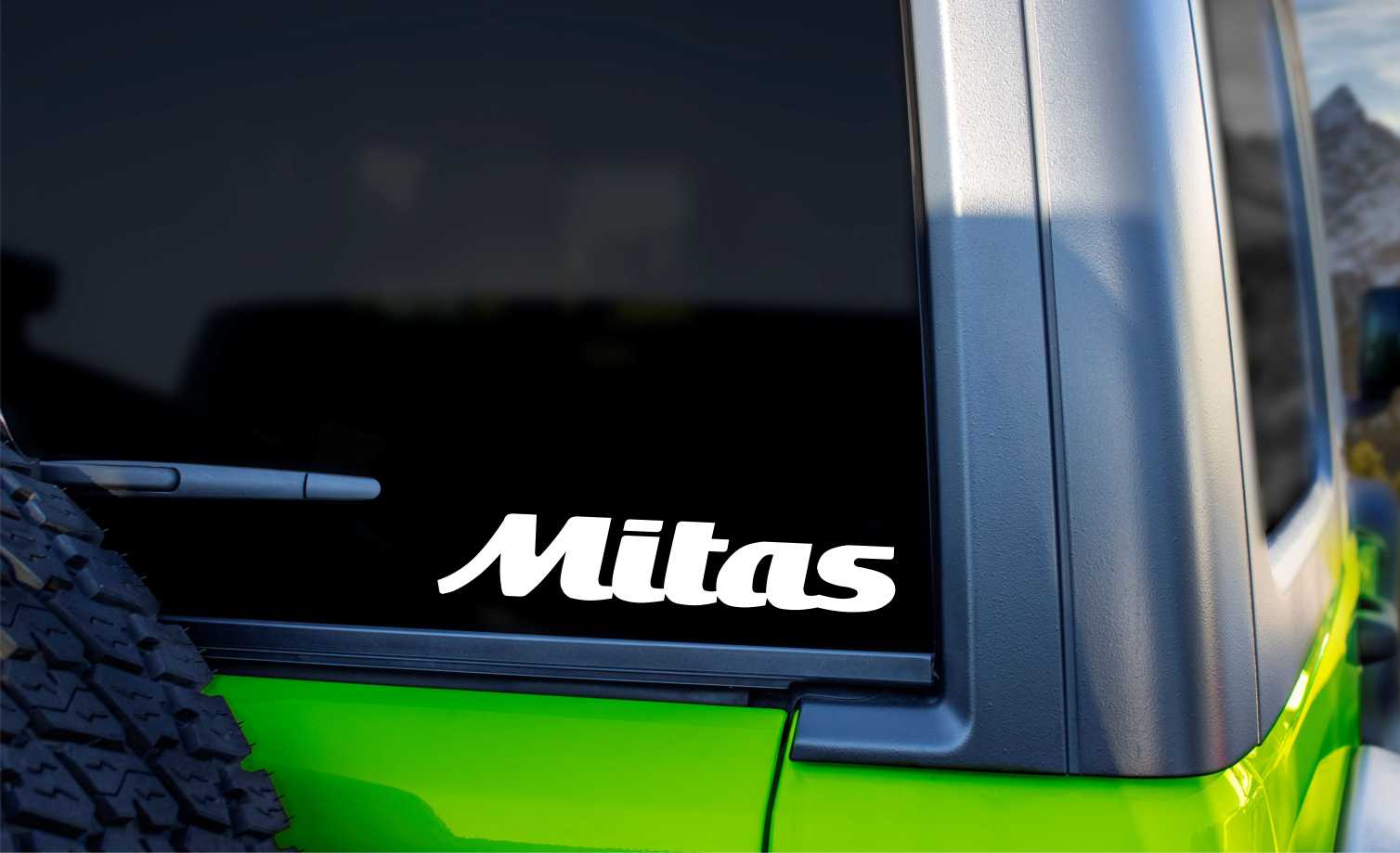 Mitas Tire decal, sticker