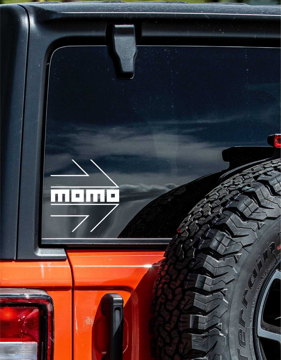 Momo decal B , sticker