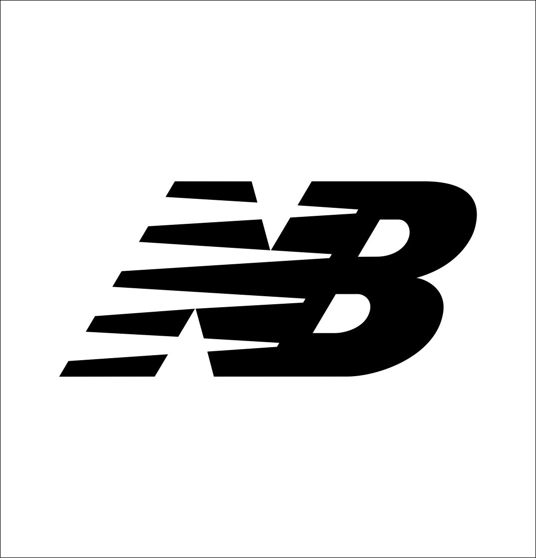 new balance decal, car decal sticker