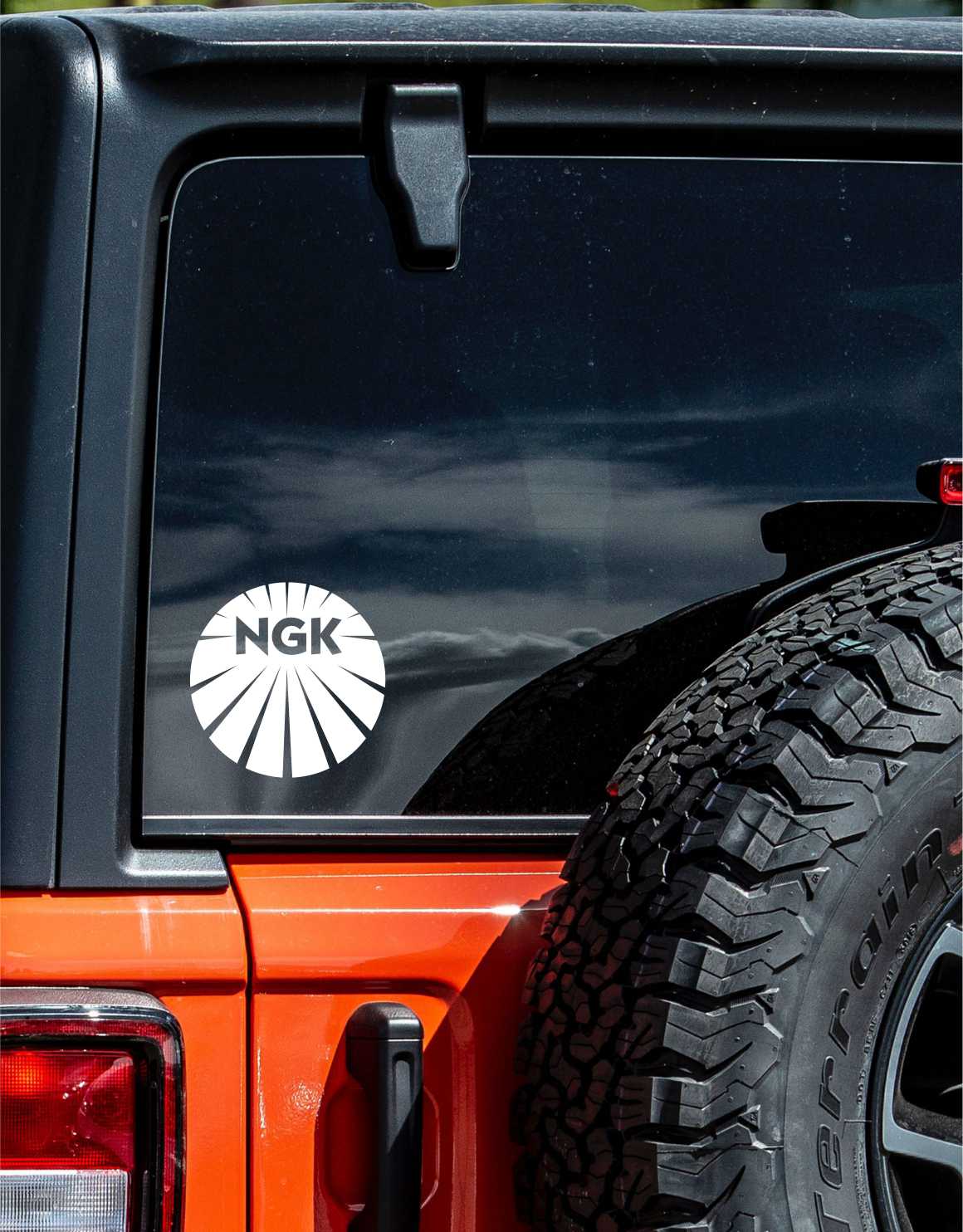 NGK decal B, sticker