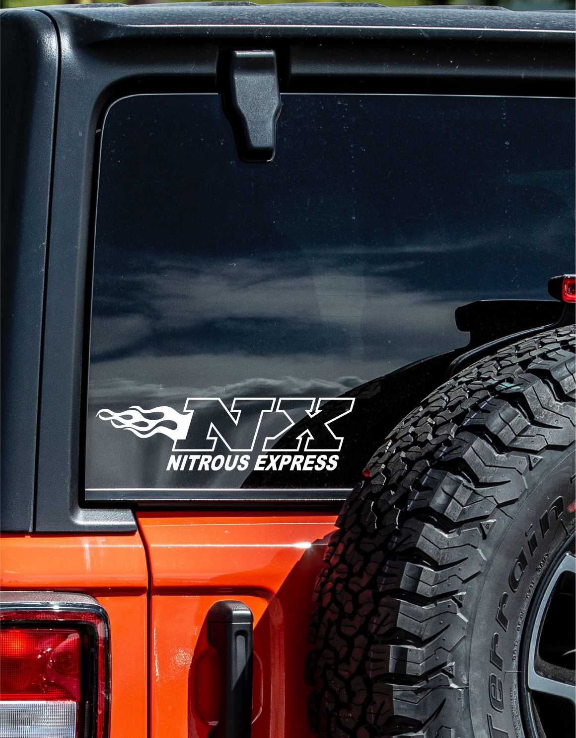 Nitrous Express decal B, sticker