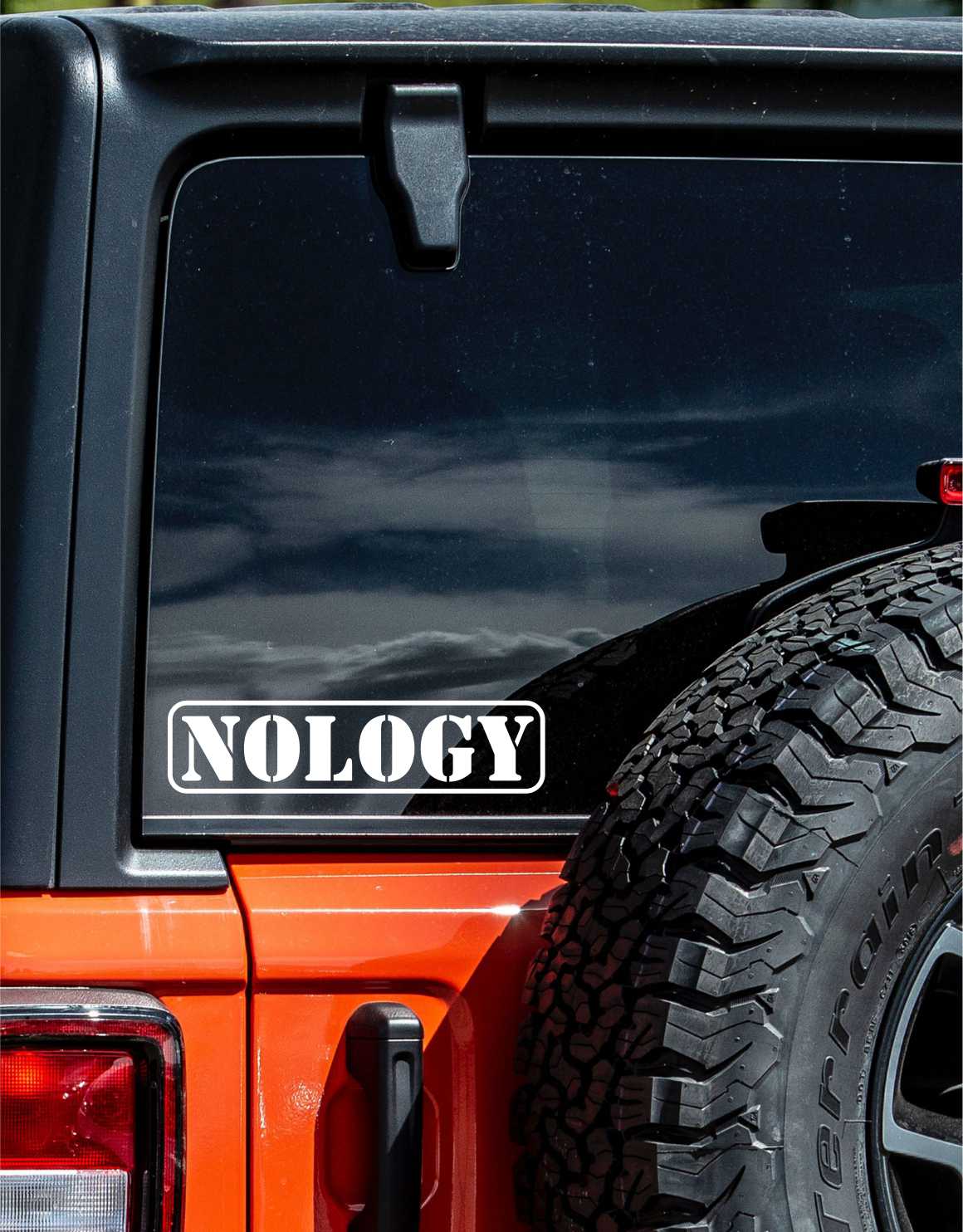 Nology decal, sticker