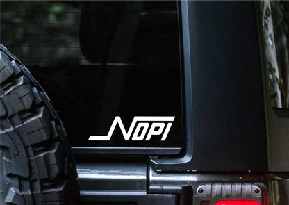 NOPI Motorsports decal, sticker