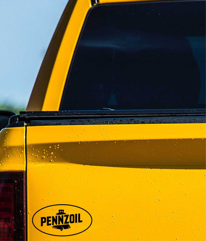 Pennzoil decal, sticker