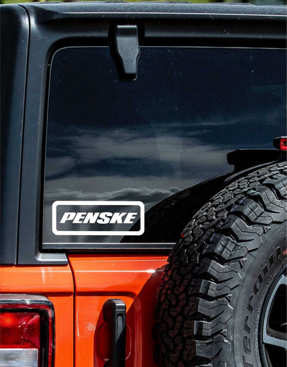 Penske decal, sticker