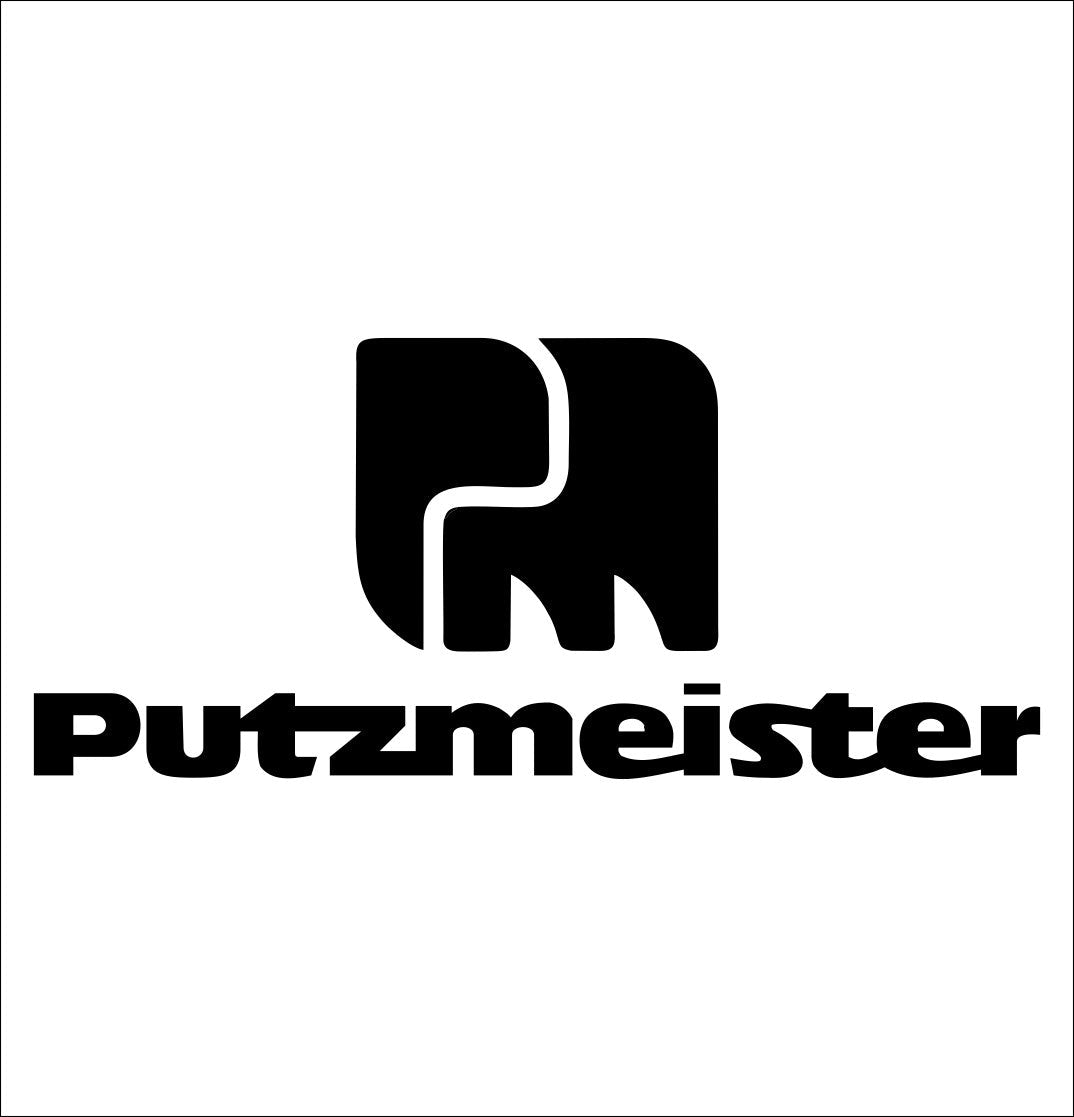 Putzmeister decal, car decal sticker