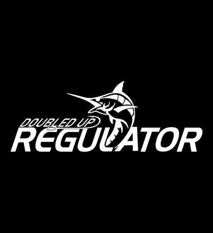 Doubled up Regulator Boats decal