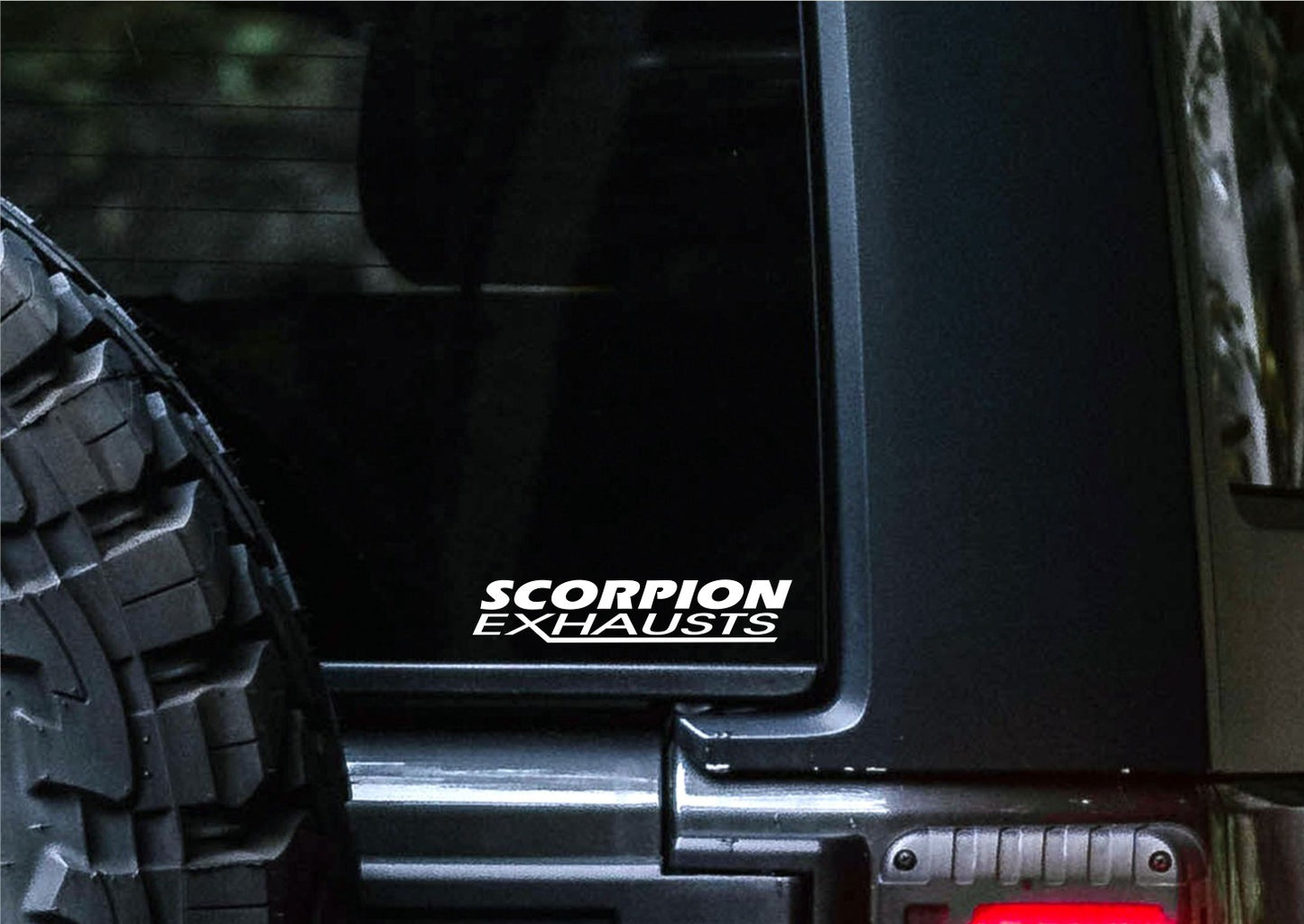 Scorpion Exhaust decal, sicker