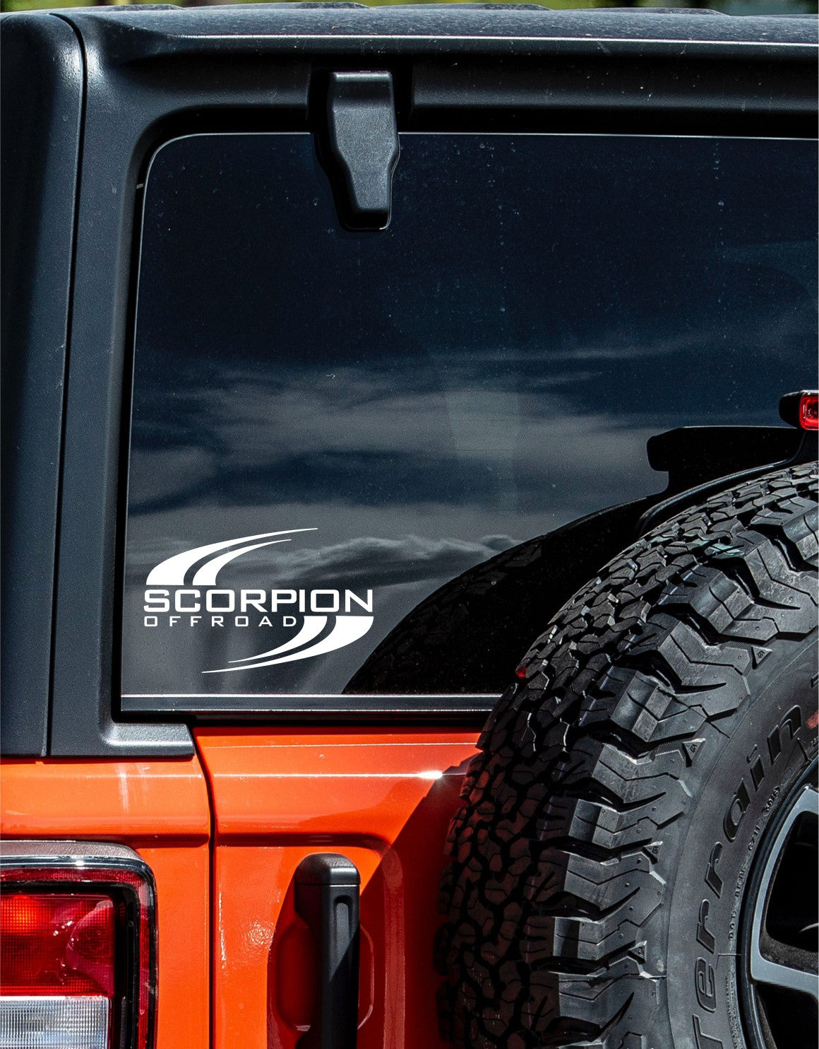 Scorpion Off Road decal, sticker