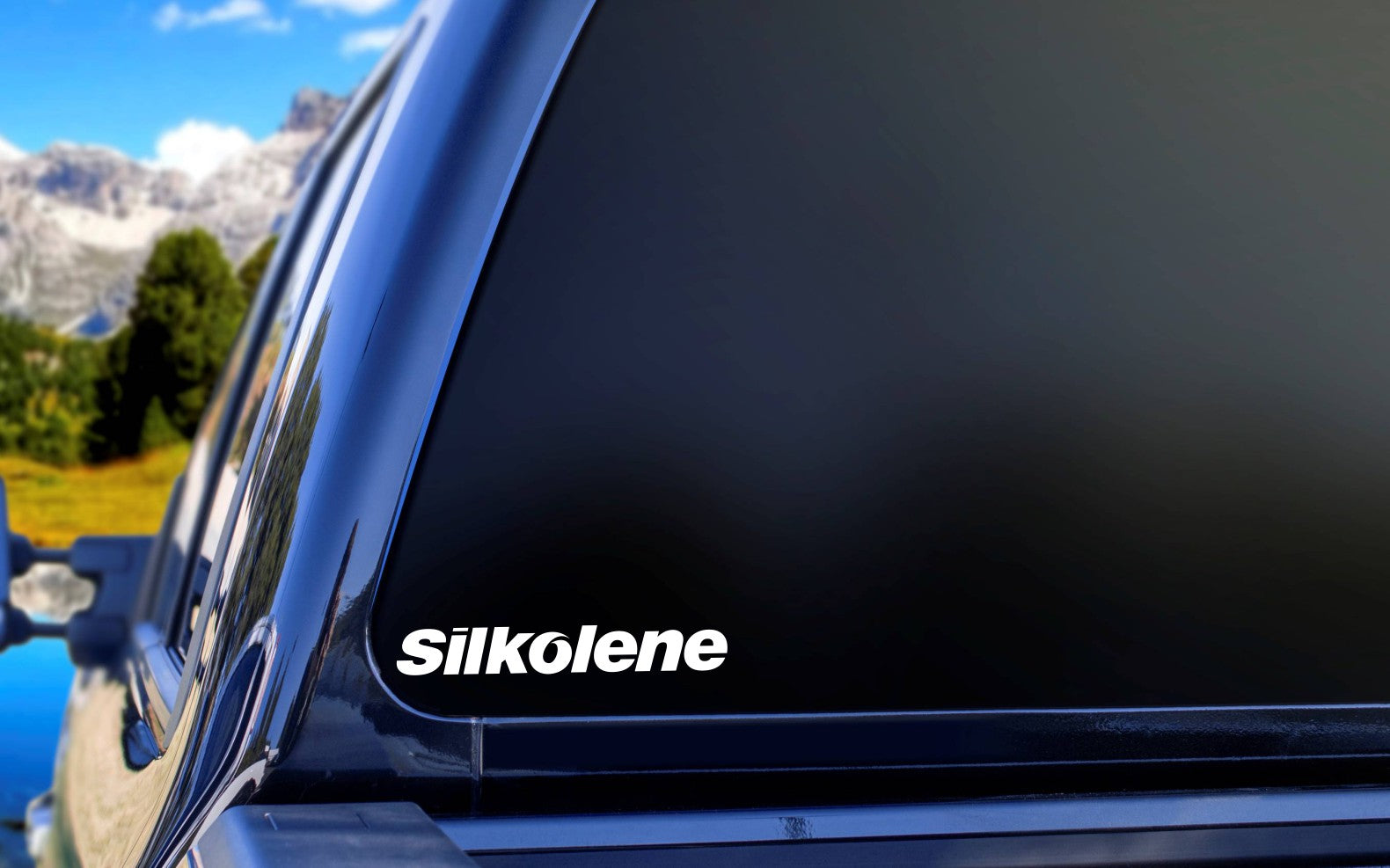 Silkolene decal, sticker