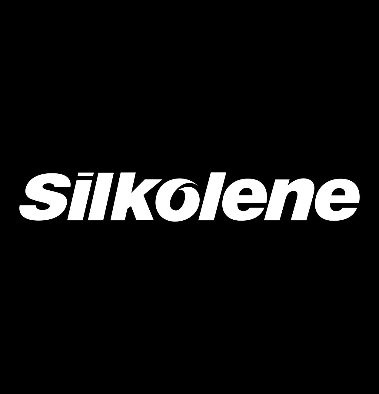 Silkolene decal, sticker