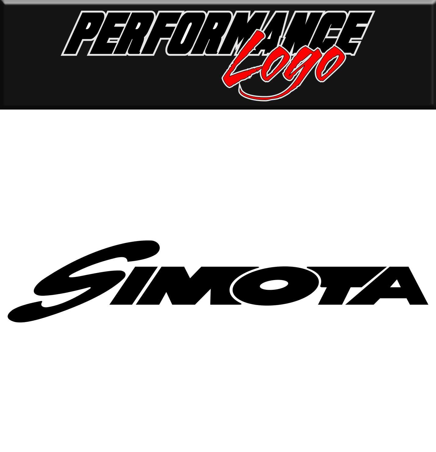 Simota decal, performance decal, sticker