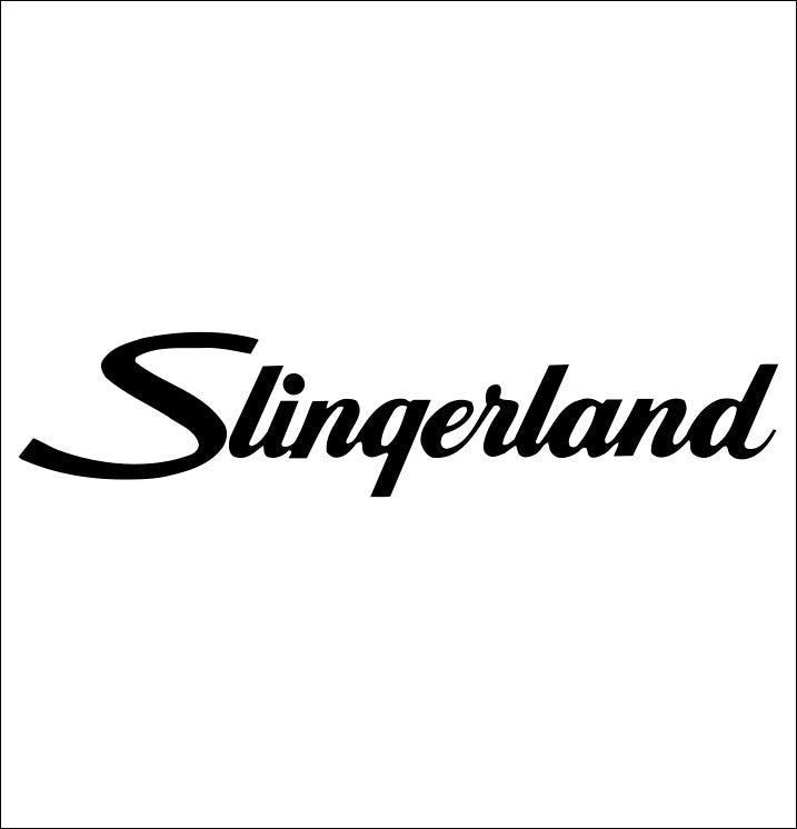 Slingerland Drums decal, music instrument decal, car decal sticker