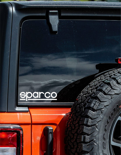 Sparco decal, sticker