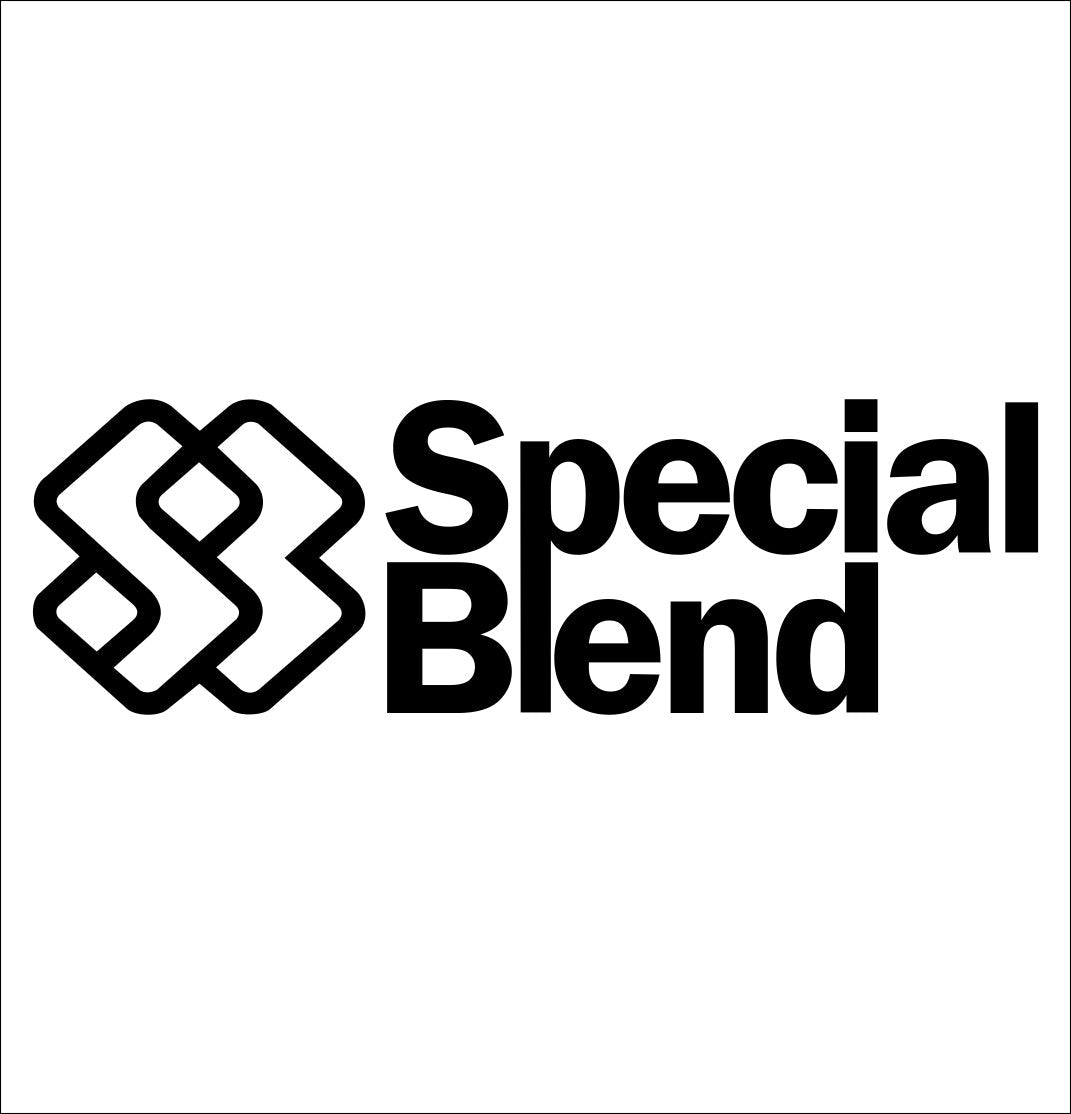 special blend decal, ski snowboard decal, car decal sticker