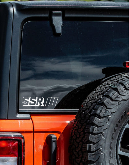 SSR Wheels decal, sticker